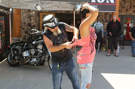 sturgis bike rally nude|Wild Biker Chicks Show Tits Ass And Pussy At A Rally